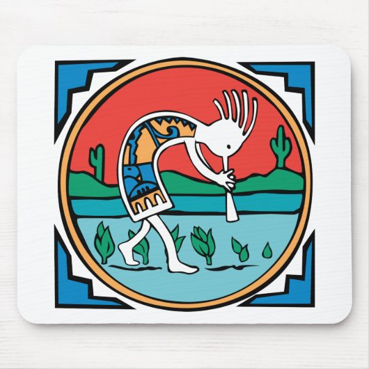 Kokopelli Color Muismat (Voorkant)