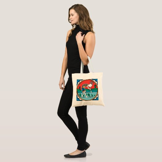 Kokopelli Color Tote Bag (Voorkant (model))