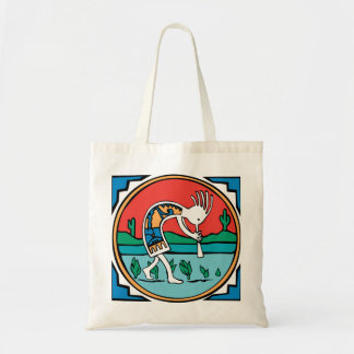 Kokopelli Color Tote Bag