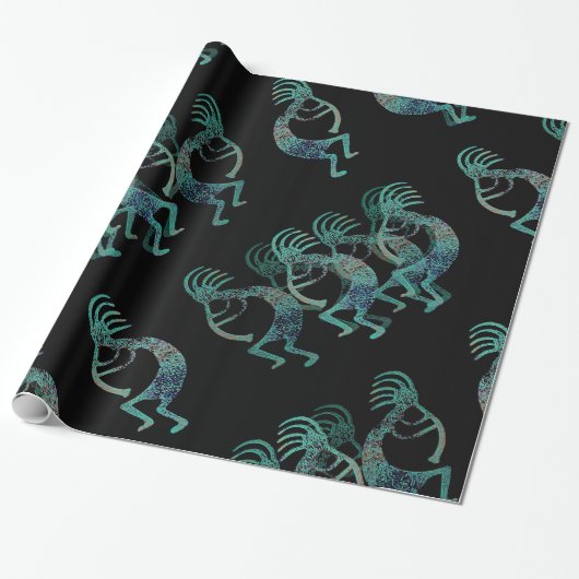 Kokopelli Dance Cadeaupapier (Uitgerold)