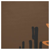 Kokopelli Desert Sun Southwest Rustic Brown DIY Stof (Swatch)