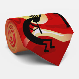 Kokopelli Desert Sunset Necktie Stropdas