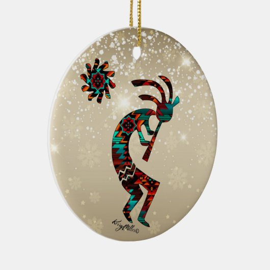 KOKOPELLI DIE HET VLOOT VAN KERAMISCH ORNAMENT SPE (Rechts)