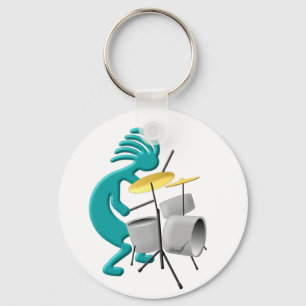 Kokopelli Drummer Sleutelhanger