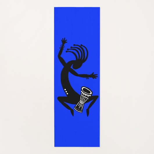 Kokopelli Drummer Yoga Mat (Voorkant)