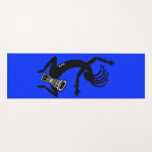 Kokopelli Drummer Yoga Mat (Voorkant (horizontaal))