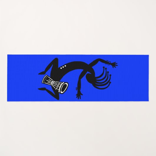 Kokopelli Drummer Yoga Mat (Voorkant (horizontaal))