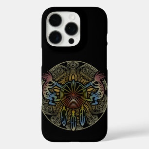Kokopelli Duo - Man in het doolhof - Dreamcatcher  iPhone 16 Pro Hoesje
