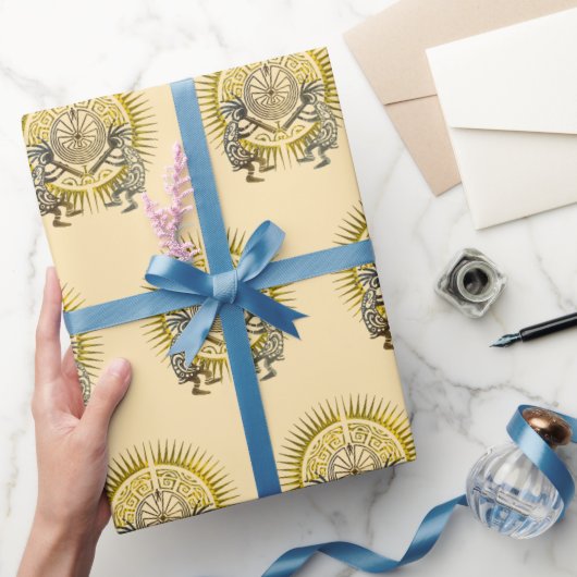 Kokopelli Duo - Man in het doolhof - zo 1 Cadeaupapier (Geschenken)