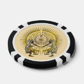 Kokopelli Duo - Man in het doolhof - zo 1 Poker Chips (Enkel)