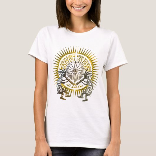 Kokopelli Duo - Man in het doolhof - zo 1 T-shirt (Voorkant)
