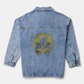 Kokopelli Duo - Man In The Maze - Zon 1 Denim Jacket (Achterkant)