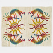 KOKOPELLI DUO SUN en uw ideeën Fleece Deken (Voorkant (Horizontaal))