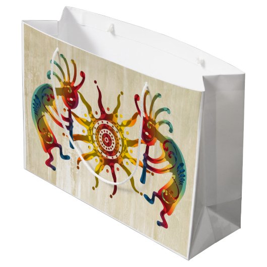 KOKOPELLI DUO SUN en uw ideeën Large Cadeautasje (Achterkant Gekanteld)