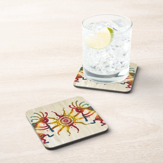 KOKOPELLI DUO SUN en uw ideeën Onderzetter (Rechterzijde)