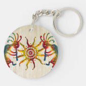 KOKOPELLI DUO SUN en uw ideeën Sleutelhanger (Achterkant)