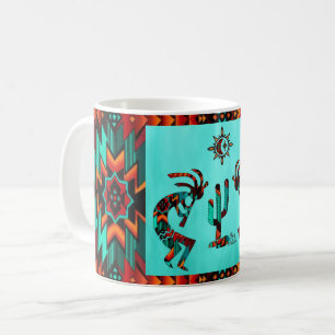 Kokopelli en cactus koffiemok