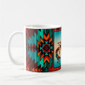 Kokopelli en cactus koffiemok (Links)