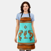 Kokopelli en Cactus Schort (Gedragen)