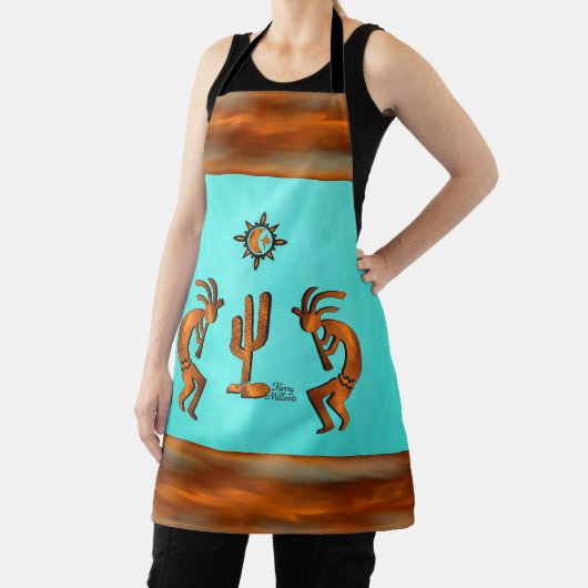 Kokopelli en Cactus Schort (Insitu)