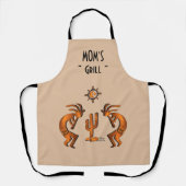 Kokopelli en cactus schort (Voorkant)