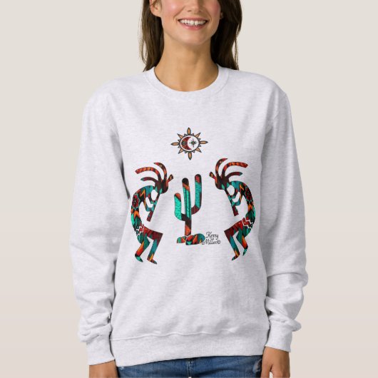 Kokopelli en cactus trui (Voorkant)