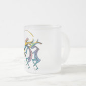 Kokopelli en Kokopelli Mana Matglas Koffiemok (Voorkant rechts)