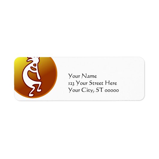 Kokopelli Etiket (Voorkant)