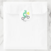 Kokopelli Fiets Ronde Sticker (Tas)