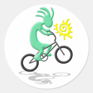 Kokopelli Fiets Ronde Sticker