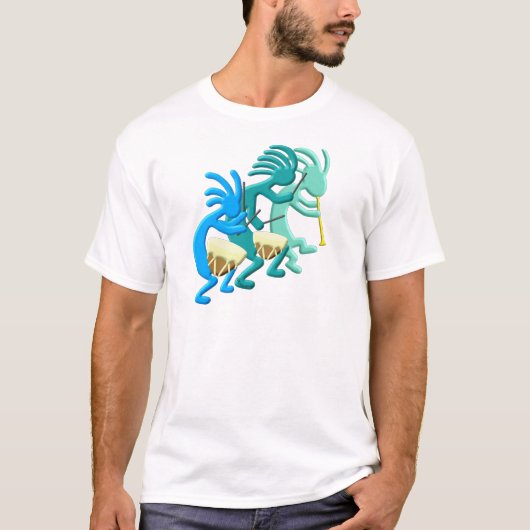 Kokopelli Fife & Drums T-shirt (Voorkant)