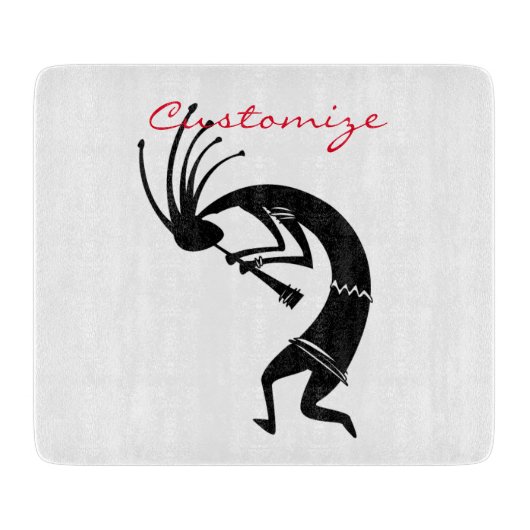 Kokopelli fluitspeelster Thunder_Cove Snijplank (Voorkant)