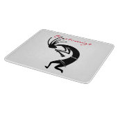 Kokopelli fluitspeelster Thunder_Cove Snijplank (Hoek)