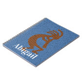 Kokopelli Flute Musical Symbol Mosaic Southwest Notitieboek (Linkerzijde)