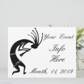 Kokopelli flute player Thunder_Cove (Staand voorkant)