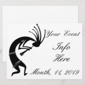 Kokopelli flute player Thunder_Cove (Voorkant / Achterkant)