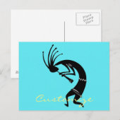 Kokopelli flute player Thunder_Cove Briefkaart (Voorkant / Achterkant)