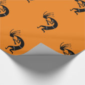 Kokopelli flute player Thunder_Cove Cadeaupapier (Hoek)