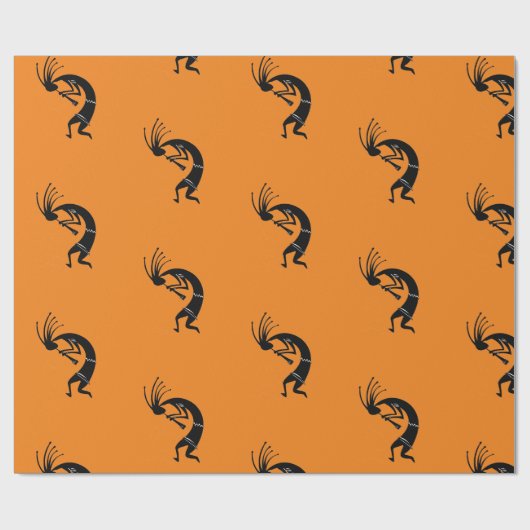 Kokopelli flute player Thunder_Cove Cadeaupapier (Vlak)