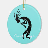 Kokopelli flute player Thunder_Cove Keramisch Ornament (Links)