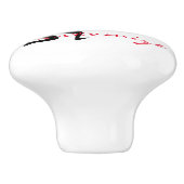 Kokopelli flute player Thunder_Cove Keramische Knop (Zijkant)