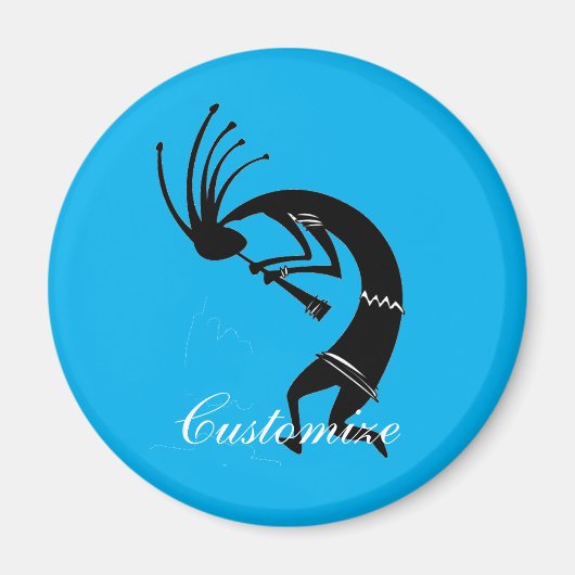 Kokopelli flute player Thunder_Cove Magneet (Voorkant)