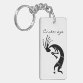 Kokopelli flute player Thunder_Cove Sleutelhanger (Voorkant Links)