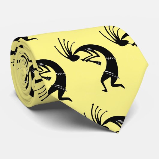 Kokopelli flute player Thunder_Cove Stropdas (Opgerold)