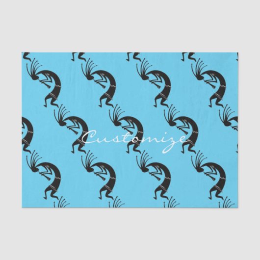 Kokopelli flute player Thunder_Cove Tissuepapier (Voorkant)