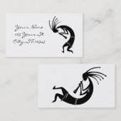 Kokopelli flute player Thunder_Cove Visitekaartje (Voorkant / Achterkant)