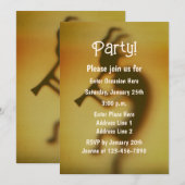 Kokopelli Fun Party Kaart (Voorkant / Achterkant)