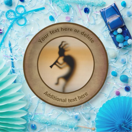 Kokopelli Gepersonaliseerde Partij Papieren Bordje (Feest)