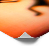 Kokopelli goede tijden spiegel Abstract Poster (Hoek)