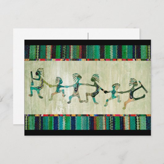 KOKOPELLI grappig vertrouwd met uw ideeën Briefkaart (Voorkant / Achterkant)